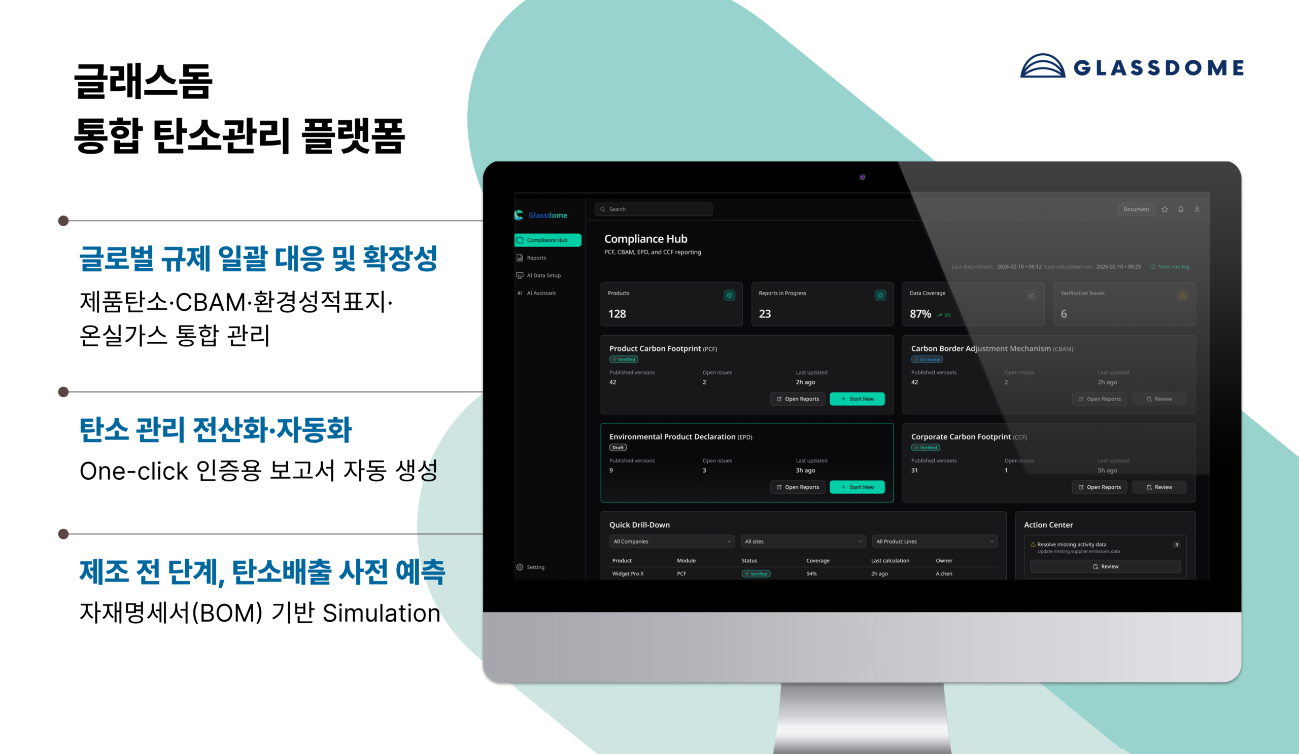 글래스돔, ‘통합 탄소관리 플랫폼’ 정식 출시